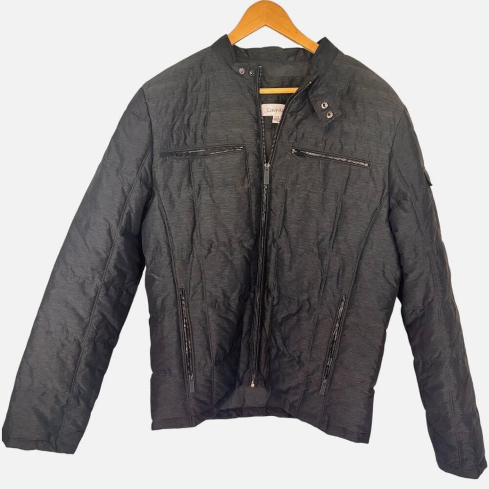 Calvin Klein Dark Gray Water Repellent Jacket Men's Size Large